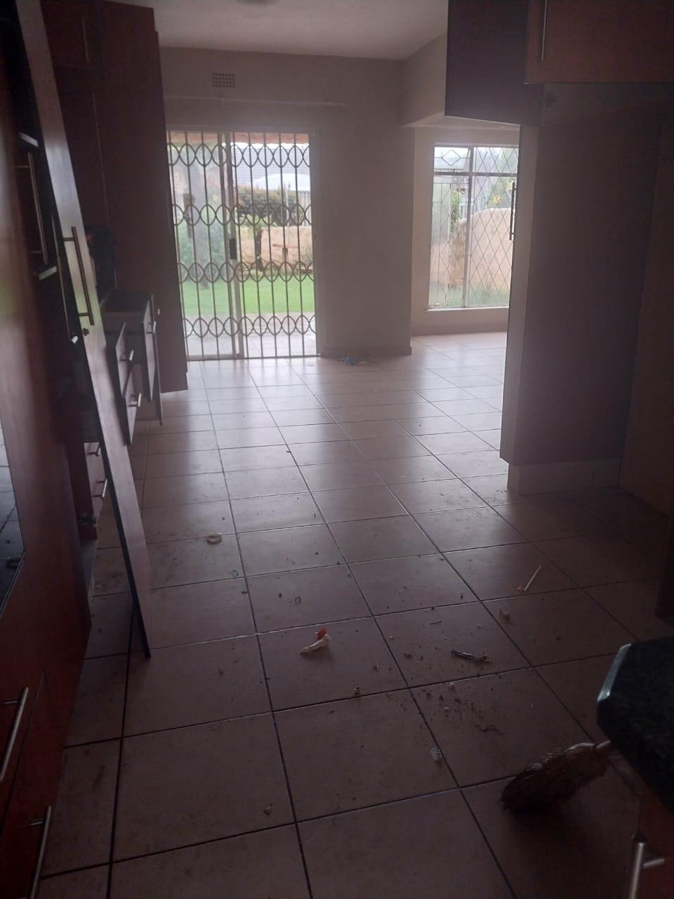 Dusty windows before cleaning